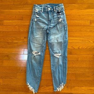 Hi-rise Jegging Crop jeans